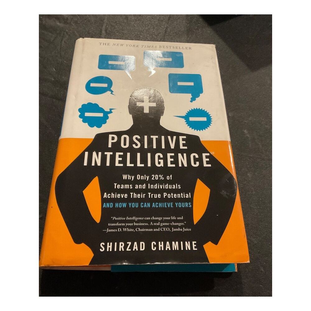Positive Intelligence Shirzad Chamine‎ Hardcover Business Coaching Book 2012